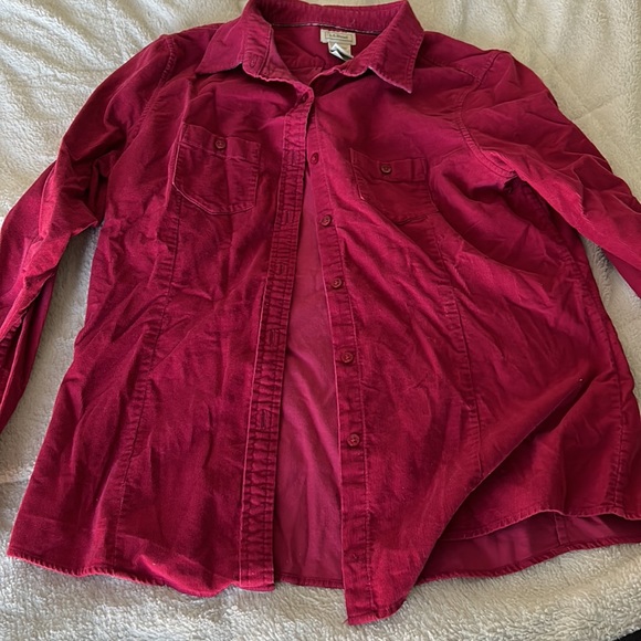 L.L. Bean Pink Button Down - Picture 2 of 8